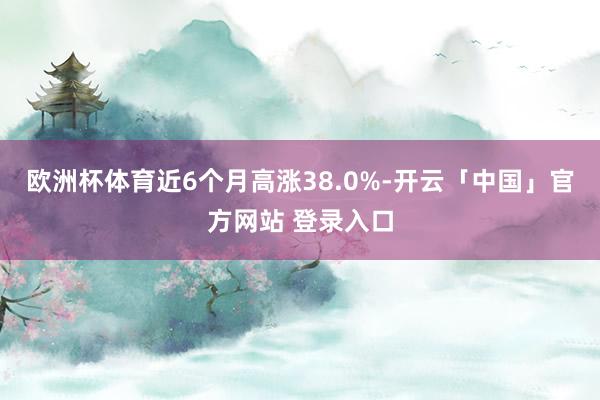 欧洲杯体育近6个月高涨38.0%-开云「中国」官方网站 登录入口