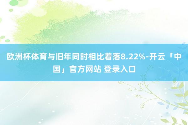 欧洲杯体育与旧年同时相比着落8.22%-开云「中国」官方网站 登录入口